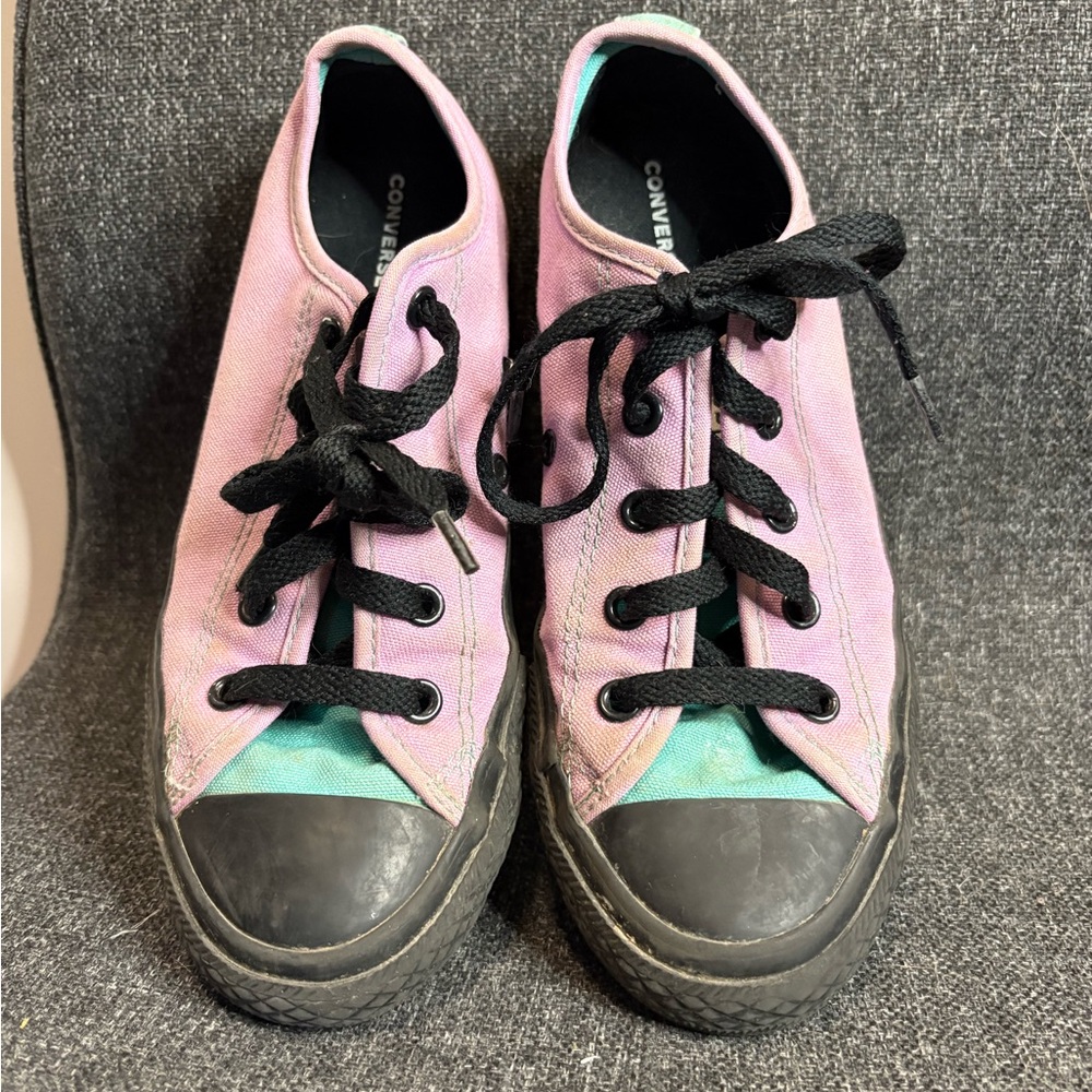 Converse Lo Rise Retro Style Purple Blue Sneakers Shoes Kid’s 2.5